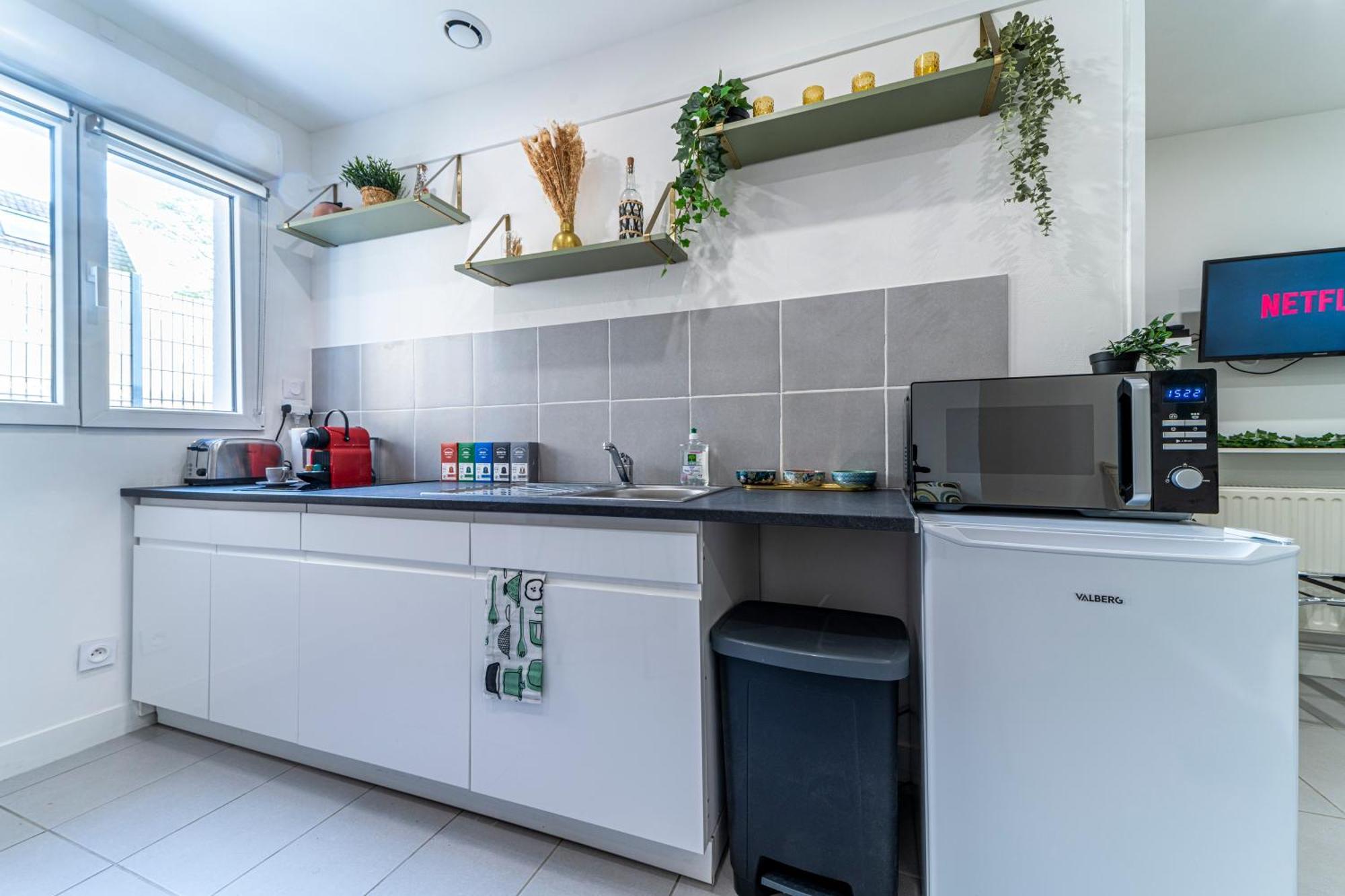 Апартаменти Le Cosy - Free Parking - Proche Gares Lille - Netflix - Wifi Mons-en-Baroeul Екстер'єр фото