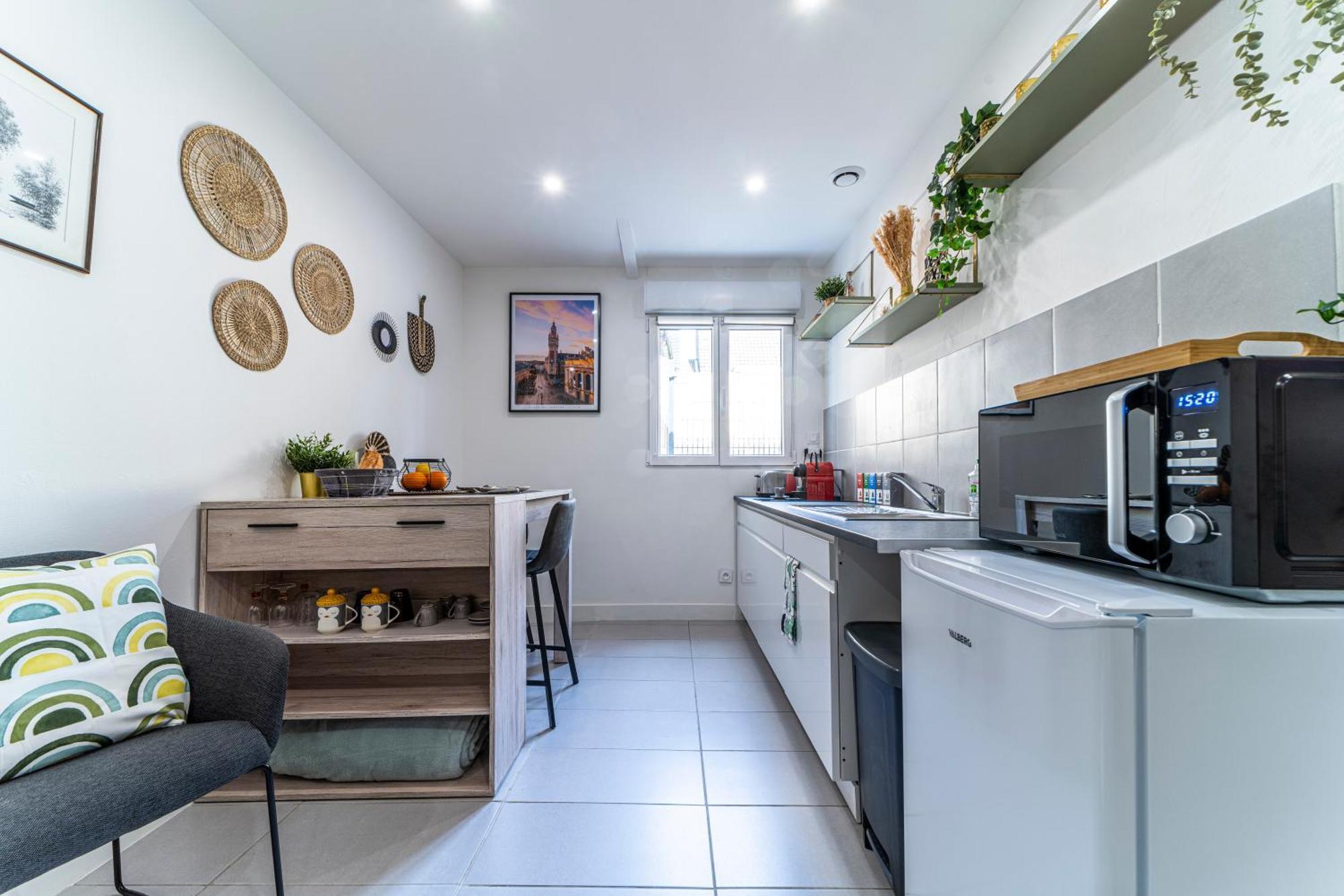 Апартаменти Le Cosy - Free Parking - Proche Gares Lille - Netflix - Wifi Mons-en-Baroeul Екстер'єр фото